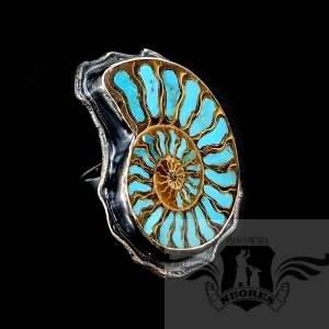 AMONIT INKRUSTOWANY TURKUSEM