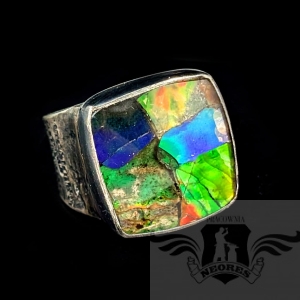 TĘCZOWA PERŁA- AMMOLIT