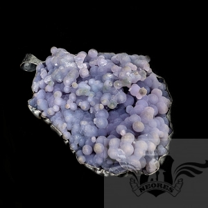 OGROMNY CHALCEDON WINOGRONOWY