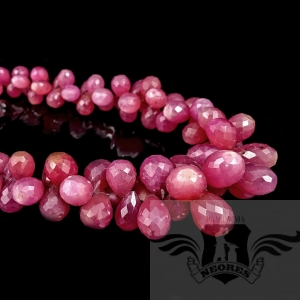 NASZYJNIK- BRIOLETTE RUBINY