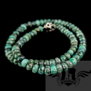 NASZYJNIK- OKAZAŁE SZMARAGDY