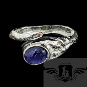 TANZANIT NA SREBRNEJ GAŁĄZCE