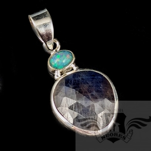 SZAFIR Z TĘCZOWYM OPALEM