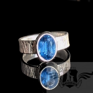 KYANIT W SREBRNEJ KORZE