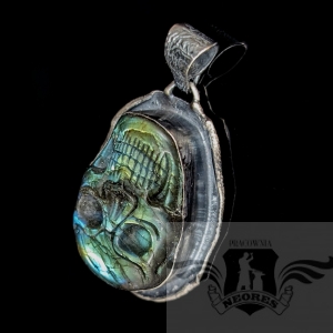 UPSIDE DOWN-  SKULL LABRADORYT