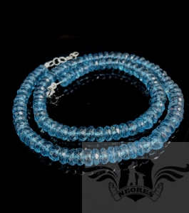 NASZYJNIK TOPAZY LONDON BLUE